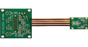 China 4LAYER RIGID FLEX PCB BOARD with GREEN SOLDERMASK TYPE factory