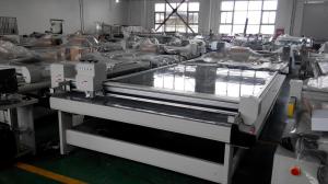 China UV Printer Flatbed Carton Box Making Machine , Carpet Cutting Machine 1230 Mm/S factory