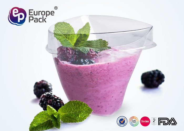 Disposable Plastic Dessert Cup 186Ml 6.5Oz Ps Material Mini Container