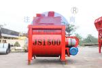 Automatic Precast Twin Shaft JS1500 Concrete Mixer Electric Motor 12 Months