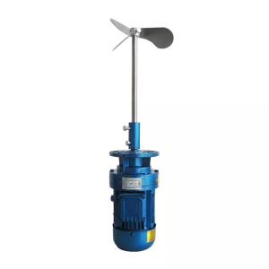 China 304 Stainless Steel Stirrer Motor Blender Mixing Tank With Agitator Chemical factory