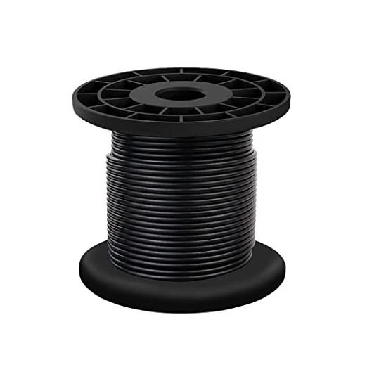 AiSi Standard 304 Stainless Steel Wire Cable Black Vinyl Coated Outdoor Light