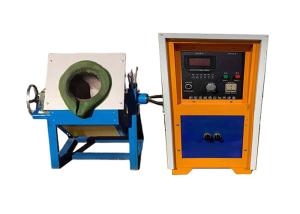 China Electric Induction Smelting Furnace , 130KW Induction Heater For Melting Gold factory
