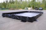 Chemical Resistant PVC Foam Leak Barrier For Hazardous Liquids