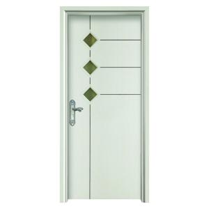 China Juye WPC Glass Door Waterproof Internal Glass Doors For Modern Homes And Offices factory