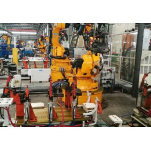 Back wall assembly automatic welding workstation