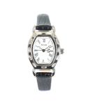 Modern comfortable Leather Band Quartz Watch Engraved Logo Case Back