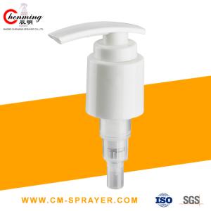 China 28-400 Silver PP Plastic Lotion Dispenser Pump Long Nozzle With Dip Tube Clip Switch factory