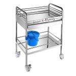 Portable SUS 304 Medical Trolley Cart Anti Corrosion