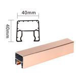 Flooring Mounted Sanding Anodized Frameless Glass Balustrade for Balcony and