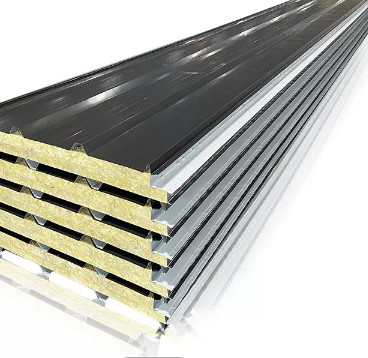 China Composite Panels Rockwool Insulation Board Roof Ceiling 40-120kg/m3 factory