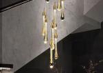 Modern Restoration Hardware New Design Hotel Lobby Restaurant Rain Chandeliers