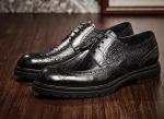 Comfortable Mens Leather Loafers Summer Durable Mens Brown Slip On Dress Shoes