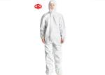70gsm Non Irritating Hooded Disposable Safety Coveralls,Disposable anti static