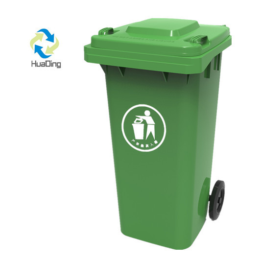 660lt outdoor metal waste wheeli bin foldable garbage box