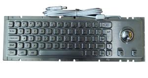 China MKT2752 372.0x102.0mm kiosk metal keyboard with Cherry mechanic key switch on sale