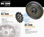 Hagglunds bv206 rubber track