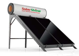 China Black / White Flat Panel Solar Water Heater Selective Coating Absorber factory