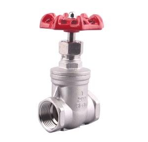 China 1&quot;-8&quot; Customized Support Heavy Duty Stainless Steel Female x Female Thread Gate Valve factory
