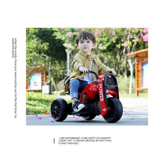 Customizable Lighting and Music for Children's Electric Kids Motorcycle Ride On Car