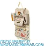 Car Backseat Organizer With Table Holder, Storage Pockets Seat Back Protectors