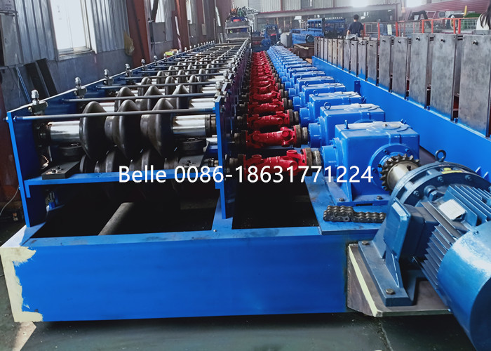PLC Automatic SGS 10m/Min Crash Barrier Roll Forming Machine