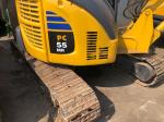 Komatsu Mini PC55MR Used Excavator Machine 0.25m3 Bucket 2015 Year Yellow Color