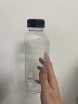 250ml 350ml Plastic Square Empty Clear Juice Bottles PET Beverage Bottles With