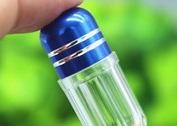 China 3g 13mm Plastic Bottle With Metal Cap Clear Blister Empty Capsule Shell factory