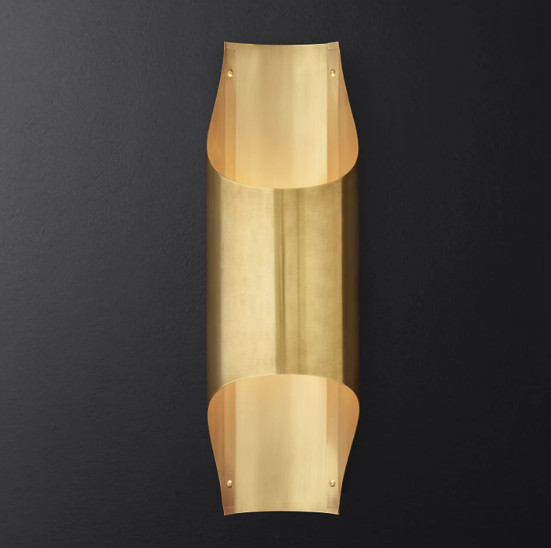 Restoration hardware Brass Cathedral Pendant light for kitchen