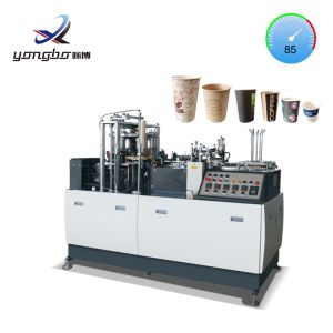 Paper Folding Machine 65-85 Pcs/Min Automatic Paper Cup Making Machine 3-16oz