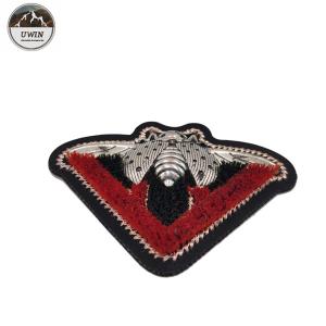 China Beautiful Wasp 3D Embroidery Patches Durable Woven For Fashion Accessories factory