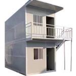 Eco Friendly Waterproof Flat Package Container Houses for Graphic Design