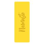5mm Printed Pu Custom Eco Friendly PU Rubber Pilates Yoga Mat With Namaste Logo