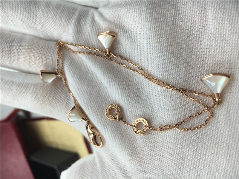 No Diamond Luxury Jewelry Jewelry Divas Dream Bracelet 18K Rose Gold With Morher Of Pearl