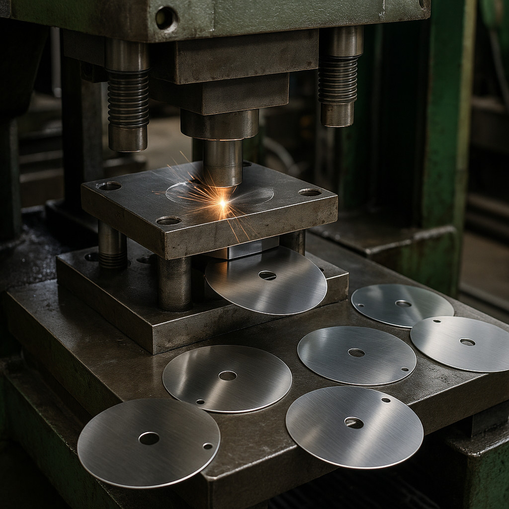 Precision Stainless Steel Blanks with Center Hole – Custom Round Disc for Stamping, Fan Covers, and Industrial Applications