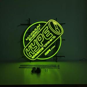 China Satom Wholsale Factory Energy Drink Beverage Neon Sign Led factory