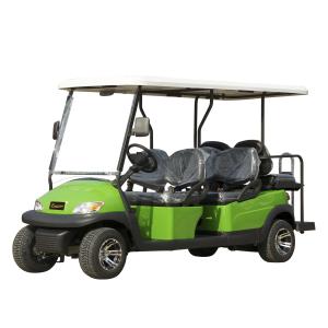 China 4 Front Seat and 2 Back Seat Electric Golf Cart 48V Lithium Battery Powered factory