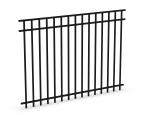 Diplomat Security Fence Panels 2.1m*2.4m powder coated black INTERPON