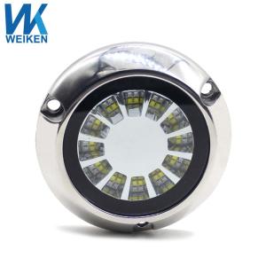 China Strobe Blue White Dual Color Underwater LED Boat Lights 50w factory
