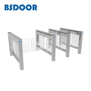 China Fast Speed Gate Turnstile Barrier Swing Glass Access Control Entrance factory
