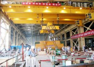 China 5-36m Span Workshop Overhead Crane , Yello Blue Electric Overhead Travelling Crane factory