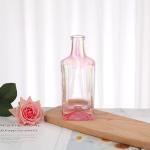 500 ml 16 oz Clear Glass Whisky Gin Tequila Bottle With Cork for Beverages