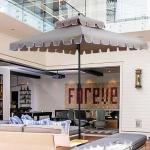 Outdoor Restaurant Garden Cafe Courtyard Patio Double Layer Sun Umbrella for