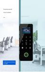 Commercial Glass Door Smart Lock Automatic Biometric Tuya Fingerprint Lock