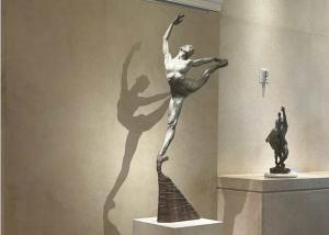 China Outdoor And Indoor Decorative Bronze Ballerina Sculpture factory