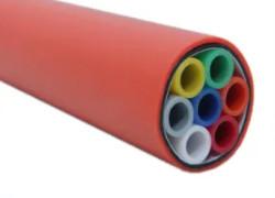 China Durability Fiber Optic Microduct , Hdpe Pipe For Fiber Optic Nice Tightness factory