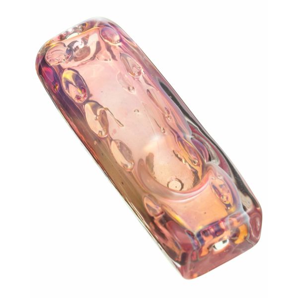 China Hand Fumed Ice Cube Steamroller Rectangular Glass Shisha Hookah factory