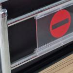 Customized Durability Checkout Counter Cold Rolled Steel Various Lengths Colors
