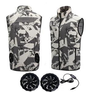 China OEM service Outdoor wear Fan Cooled Jacket 5V With USB Switch Cable factory